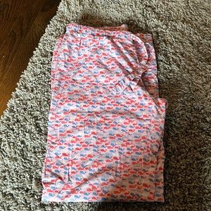 Vineyard Vines womans Pajama pant with whale print